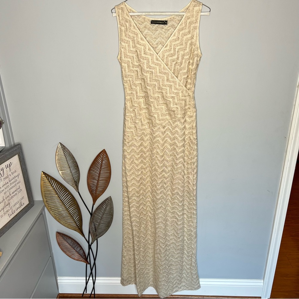 Anthropologie Cecilia Prado Cream Knitted Dress C29